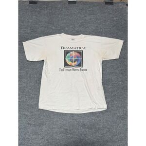 Vintage 1996 Dramatica Murina T Shirt XL Writing Software Promo Tech Tee USA